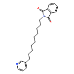 1H-ISOINDOLE-1,3(2H)-DIONE, 2-[10-(3-PYRIDINYL)DECYL]-