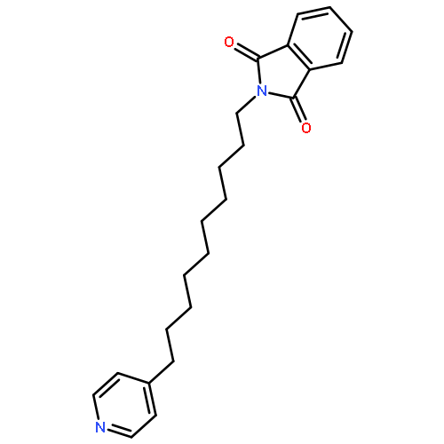 1H-Isoindole-1,3(2H)-dione, 2-[10-(4-pyridinyl)decyl]-