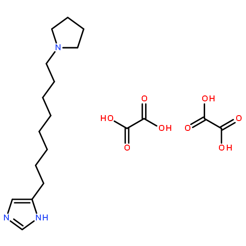 1H-IMIDAZOLE, 4-[8-(1-PYRROLIDINYL)OCTYL]-, ETHANEDIOATE (1:2)