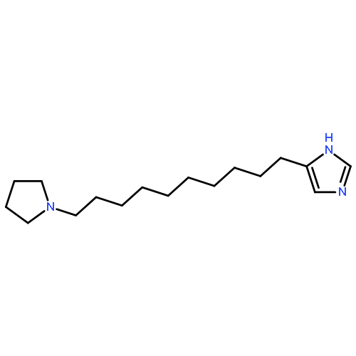 1H-Imidazole, 4-[10-(1-pyrrolidinyl)decyl]-