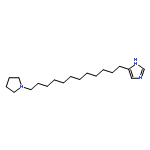 1H-IMIDAZOLE, 4-[12-(1-PYRROLIDINYL)DODECYL]-