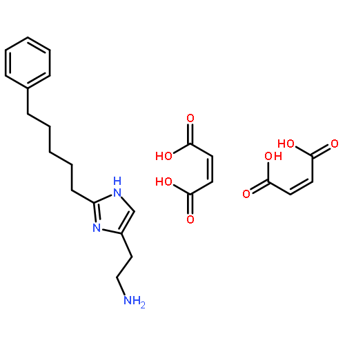 1H-IMIDAZOLE-4-ETHANAMINE, 2-(5-PHENYLPENTYL)-, (2Z)-2-BUTENEDIOATE(1:2)