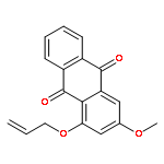 9,10-ANTHRACENEDIONE, 3-METHOXY-1-(2-PROPENYLOXY)-