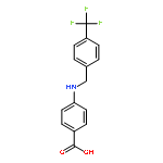 BENZOIC ACID, 4-[[[4-(TRIFLUOROMETHYL)PHENYL]METHYL]AMINO]-