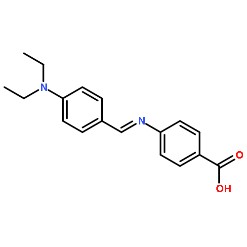 4-[[4-(diethylamino)phenyl]methylideneamino]benzoic Acid