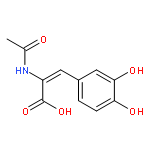 2-Propenoic acid,2-(acetylamino)-3-(3,4-dihydroxyphenyl)-