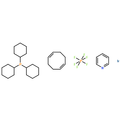 <br>(1,5-Cyclooctadiene)(pyridine)(tricyclohexylphosphine)iridium(I) Hexafluoro phosphate