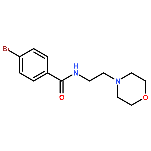 4-bromo-N-(2-morpholin-4-ylethyl)benzamide