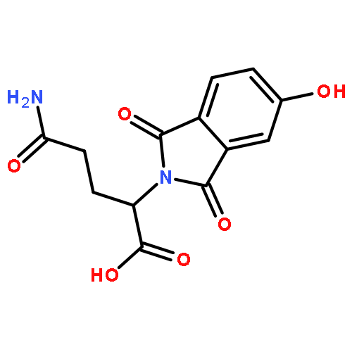 5-amino-2-(5-hydroxy-1,3-dioxoisoindol-2-yl)-5-oxopentanoic Acid