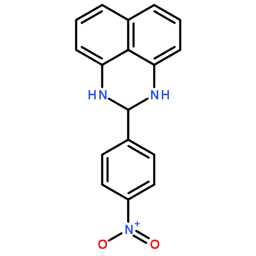 1H-Perimidine, 2,3-dihydro-2-(4-nitrophenyl)-