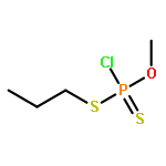 PHOSPHOROCHLORIDODITHIOIC ACID, O-METHYL S-PROPYL ESTER