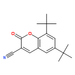 2H-1-Benzopyran-3-carbonitrile, 6,8-bis(1,1-dimethylethyl)-2-oxo-