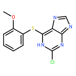 1H-Purine, 2-chloro-6-[(2-methoxyphenyl)thio]-