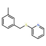 Pyridine, 2-[[(3-methylphenyl)methyl]thio]-