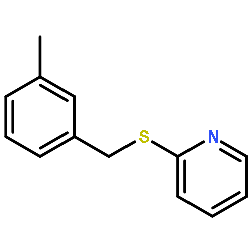 Pyridine, 2-[[(3-methylphenyl)methyl]thio]-