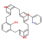 PENTACYCLO[19.3.1.13,7.19,13.115,19]OCTACOSA-1(25),3,5,7(28),9,11,13(27),15,17,19(26),21,23-DODECAENE-25,26,27-TRIOL, 28-(2-PYRIDINYLOXY)-