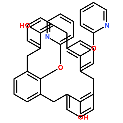 PENTACYCLO[19.3.1.13,7.19,13.115,19]OCTACOSA-1(25),3,5,7(28),9,11,13(27),15,17,19(26),21,23-DODECAENE-25,27-DIOL, 26,28-BIS(2-PYRIDINYLOXY)-