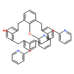 PENTACYCLO[19.3.1.13,7.19,13.115,19]OCTACOSA-1(25),3,5,7(28),9,11,13(27),15,17,19(26),21,23-DODECAEN-25-OL, 26,27,28-TRIS(2-PYRIDINYLOXY)-