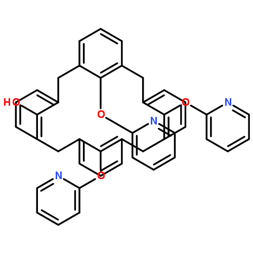 PENTACYCLO[19.3.1.13,7.19,13.115,19]OCTACOSA-1(25),3,5,7(28),9,11,13(27),15,17,19(26),21,23-DODECAEN-25-OL, 26,27,28-TRIS(2-PYRIDINYLOXY)-