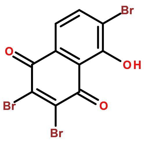 1,4-Naphthalenedione, 2,3,6-tribromo-5-hydroxy-