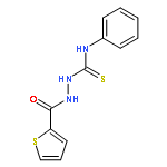 N-[(phenylcarbamothioyl)amino]thiophene-2-carboxamide