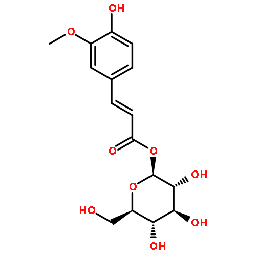 (E)-1-O-Feruloyl-beta-D-glucopyranose