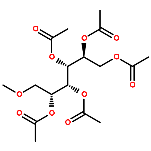 D-GLUCITOL, 6-O-METHYL-, PENTAACETATE