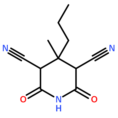 3,5-Piperidinedicarbonitrile,4-methyl-2,6-dioxo-4-propyl-