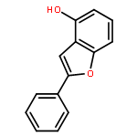 4-Benzofuranol, 2-phenyl-