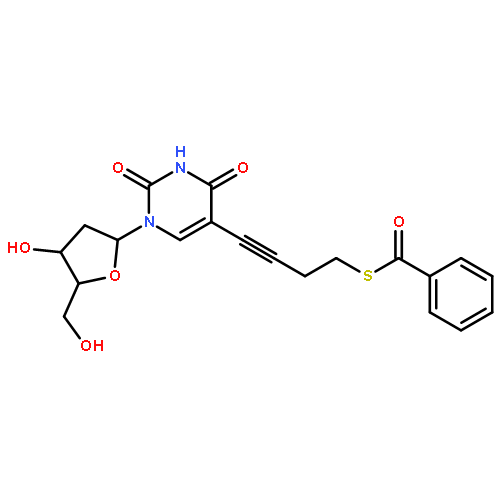 Uridine, 5-[4-(benzoylthio)-1-butynyl]-2'-deoxy-