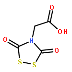 1,2,4-Dithiazolidine-4-acetic acid, 3,5-dioxo-