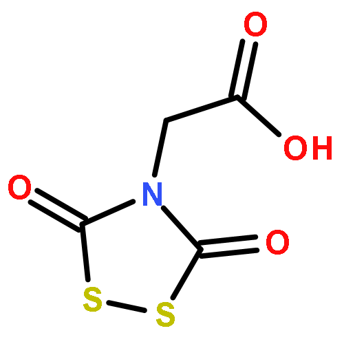 1,2,4-Dithiazolidine-4-acetic acid, 3,5-dioxo-