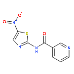 3-Pyridinecarboxamide,N-(5-nitro-2-thiazolyl)-