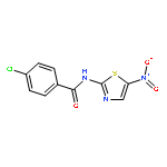 Benzamide,4-chloro-N-(5-nitro-2-thiazolyl)-