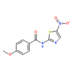 4-methoxy-N-(5-nitro-1,3-thiazol-2-yl)benzamide