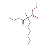 Propanedioic acid, hexylmethyl-, diethyl ester