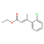 2-Butenoic acid, 3-(2-chlorophenyl)-, ethyl ester, (2E)-