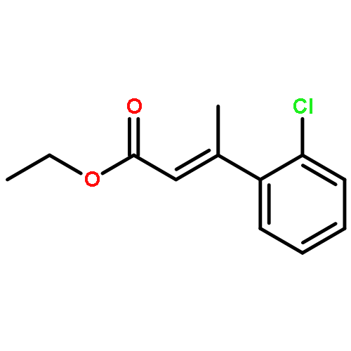 2-Butenoic acid, 3-(2-chlorophenyl)-, ethyl ester, (2E)-