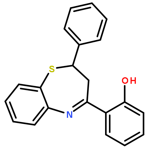 Phenol, 2-(2,3-dihydro-2-phenyl-1,5-benzothiazepin-4-yl)-