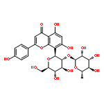 8-[(2s,3r,4s,5s,6r)-4,5-dihydroxy-6-(hydroxymethyl)-3-[(2s,3r,4r,5r,6s)-3,4,5-trihydroxy-6-methyloxan-2-yl]oxyoxan-2-yl]-5,7-dihydroxy-2-(4-hydroxyphenyl)chromen-4-one