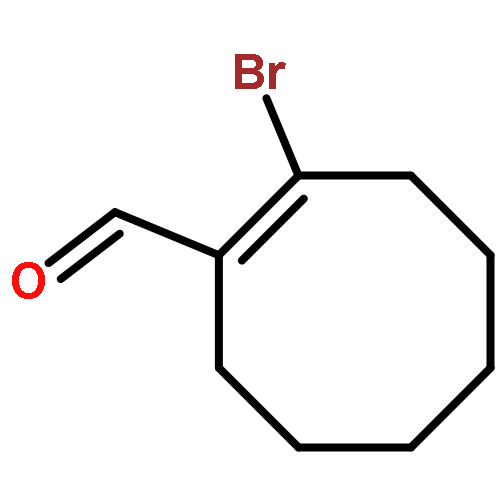 1-Cyclooctene-1-carboxaldehyde, 2-bromo-