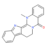 14-methyl-8,14-dihydro-7H-indolo[2',3':3,4]pyrido[2,1-b]quinazolin-5-one