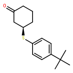 CYCLOHEXANONE, 3-[[4-(1,1-DIMETHYLETHYL)PHENYL]THIO]-, (R)-