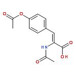 2-PROPENOIC ACID, 2-(ACETYLAMINO)-3-[4-(ACETYLOXY)PHENYL]-, (Z)-