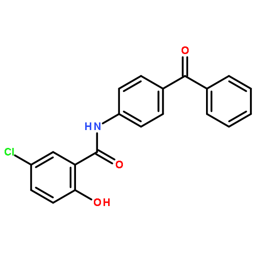 Benzamide, N-(4-benzoylphenyl)-5-chloro-2-hydroxy-