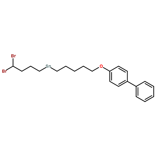 Stannane, [5-([1,1'-biphenyl]-4-yloxy)pentyl]dibromobutyl-