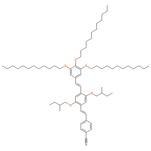 Benzonitrile,4-[(1E)-2-[2,5-bis[(2S)-2-methylbutoxy]-4-[(1E)-2-[3,4,5-tris(dodecyloxy)phenyl]ethenyl]phenyl]ethenyl]-