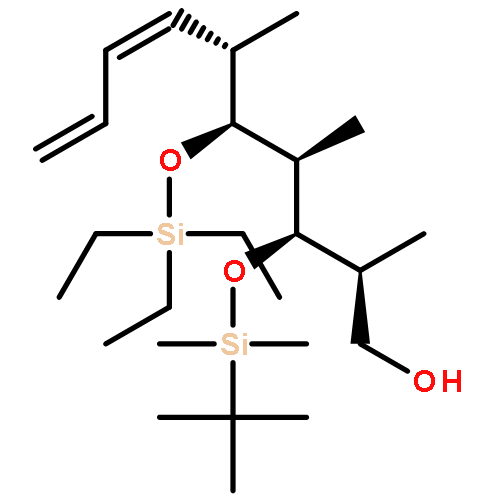 7,9-DECADIEN-1-OL, 3-[[(1,1-DIMETHYLETHYL)DIMETHYLSILYL]OXY]-2,4,6-TRIMETHYL-5-[(TRIETHYLSILYL)OXY]-, (2S,3R,4R,5S,6S,7Z)-