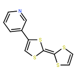 Pyridine, 3-[2-(1,3-dithiol-2-ylidene)-1,3-dithiol-4-yl]-