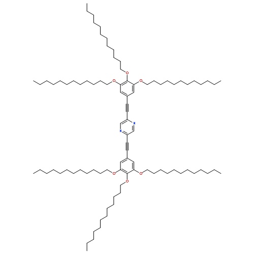 Pyrazine, 2,5-bis[[3,4,5-tris(dodecyloxy)phenyl]ethynyl]-